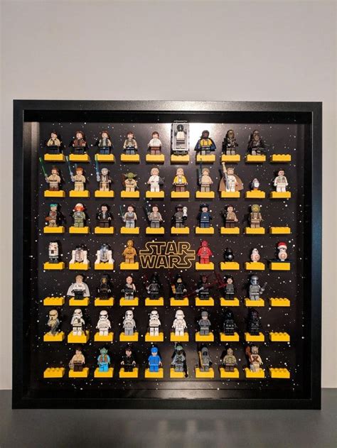 Star Wars Minifigure Display Frame Lego Lego Minifigure Display