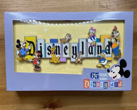 Disneyland Park 65th Anniversary Marquee Boxed Jumbo Pin Limited