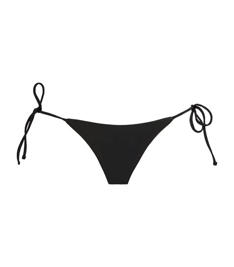 womens matteau black string bikini bottoms harrods uk