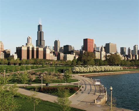 Chicagos Front Yard Grant Park At Chicago Illinois Photograph By