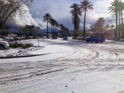 The One Day It Snowed In Scottsdale This Year Scottsdale See It