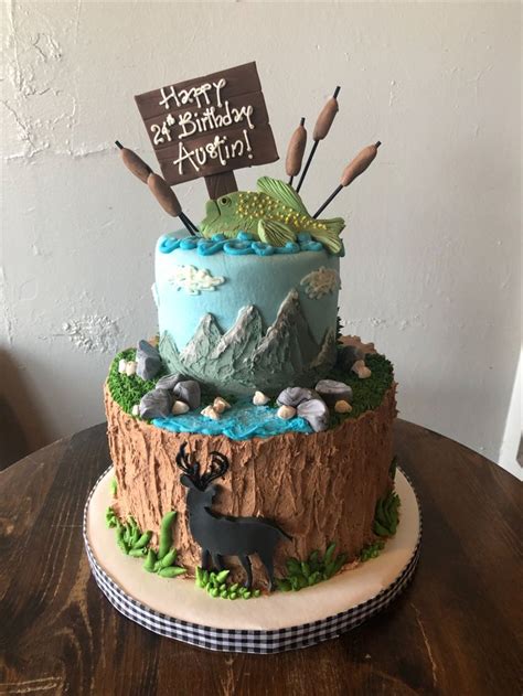 We did not find results for: Hunting & Fishing Birthday Cake - Adrienne & Co. Bakery in ...