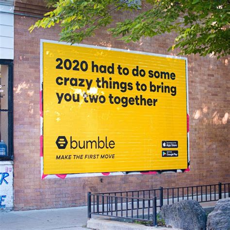She has previously been working in the dating industry. Messaging we can all get behind! 🐝 💛 Bumble - OOH TODAY