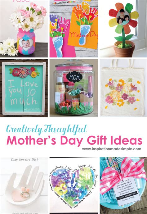 Maybe you would like to learn more about one of these? Creatively Thoughtful Mother's Day Gift Ideas ...