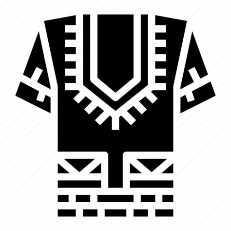 African Clothing Fashion Shirt Icon