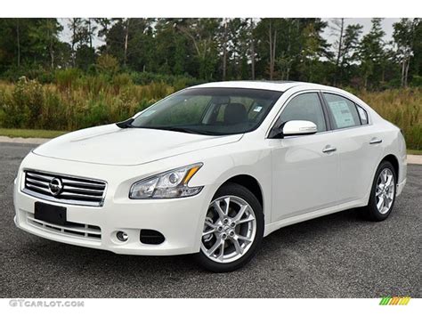 Ac chilling like moscow just like toks. Pearl White 2013 Nissan Maxima 3.5 SV Exterior Photo ...