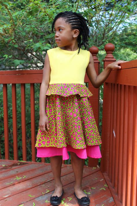.online site to find ankara pieces by simply doing a search for ankara or african dresses. Simple Ankara gown Style for Kids - DeZango Fashion Zone