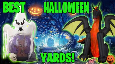 all the best halloween yard displays youtube