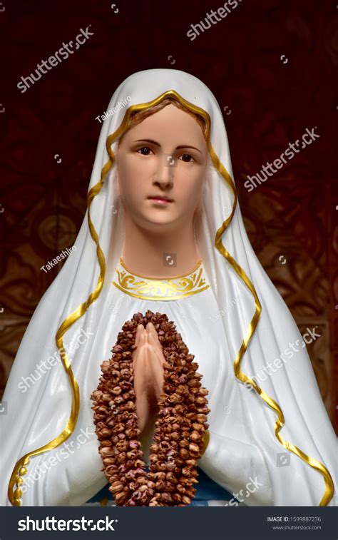 Closeup Statue Our Lady Grace Virgin Stock Photo 1599887236 Shutterstock