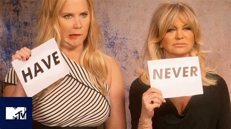 Amy Schumer And Goldie Hawn Play Never Have I Ever Mtv Movies Youtube