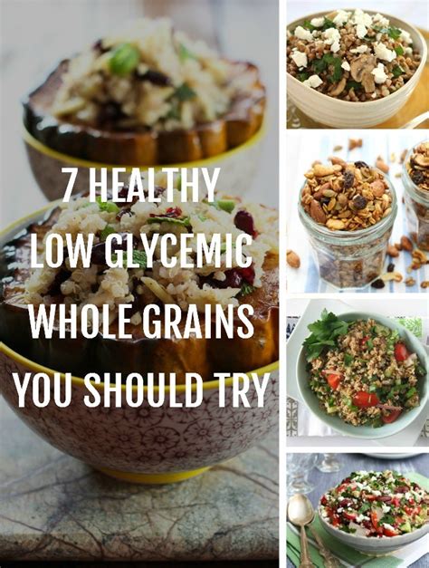 7 Healthy Low Glycemic Whole Grains You Should Try Tendig