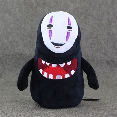 Spirited Away Plush Toy No Face Man With Big Mouth Stuffed Doll 25cm