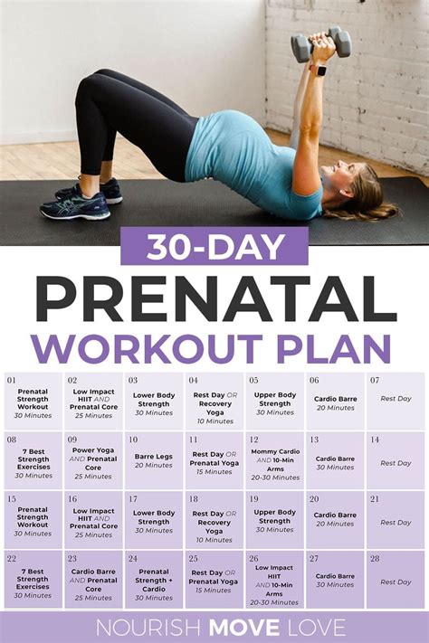 Get Your Free Prenatal Workout Plan Today From Barre To Strength Training To Low Impact Cardio