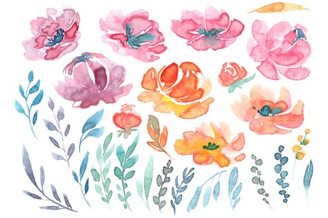 Free Watercolor Flower Clipart At Explore
