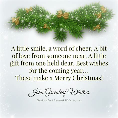 We did not find results for: The Ultimate List of Christmas Card Sayings » AllWording.com