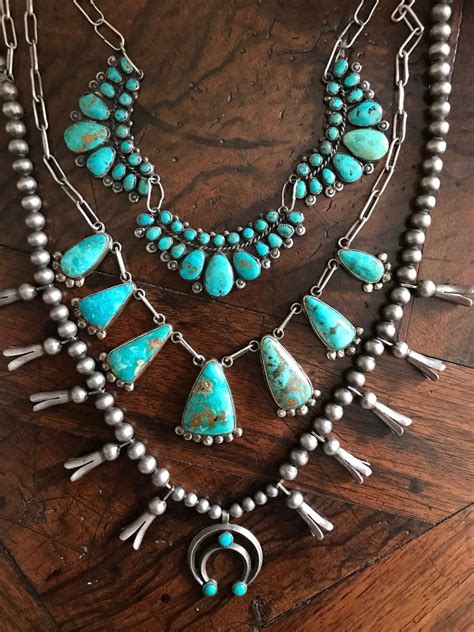 Turquoise Silver Navajo Necklaces FOR SALE Real Jewelry Jewelry Kits
