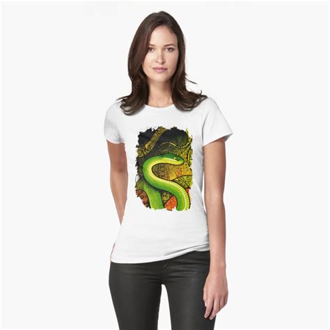 White Lipped Pit Viper T Shirt By Culpeofox Redbubble