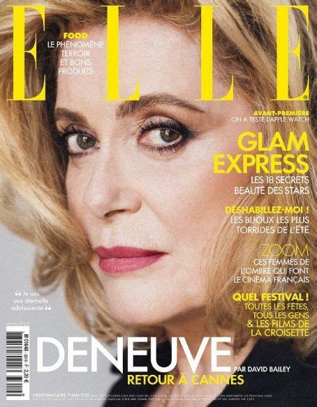 Catherine Deneuve Elle Magazine 07 May 2015 Cover Photo France
