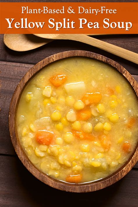 Yellow Split Pea Soup Recipe Plant Based Allergy Friendly