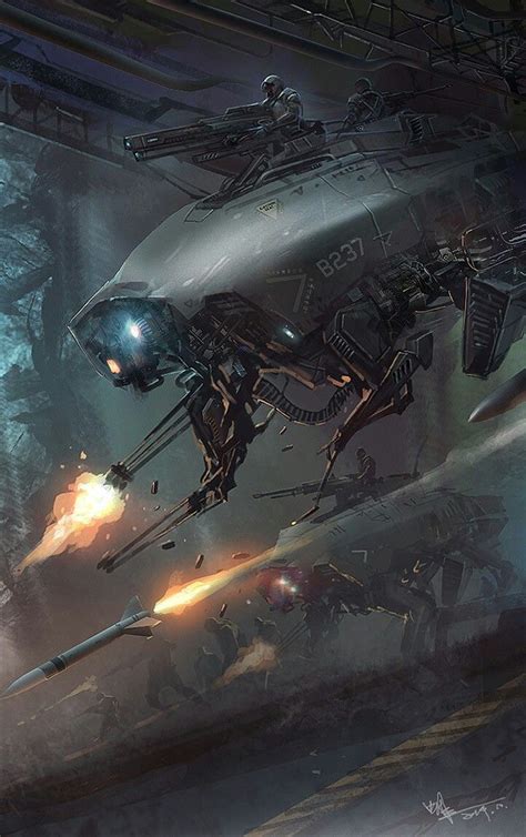Pin By Phil Warwick On Cyberpunk Space Battles Sci Fi Concept Art