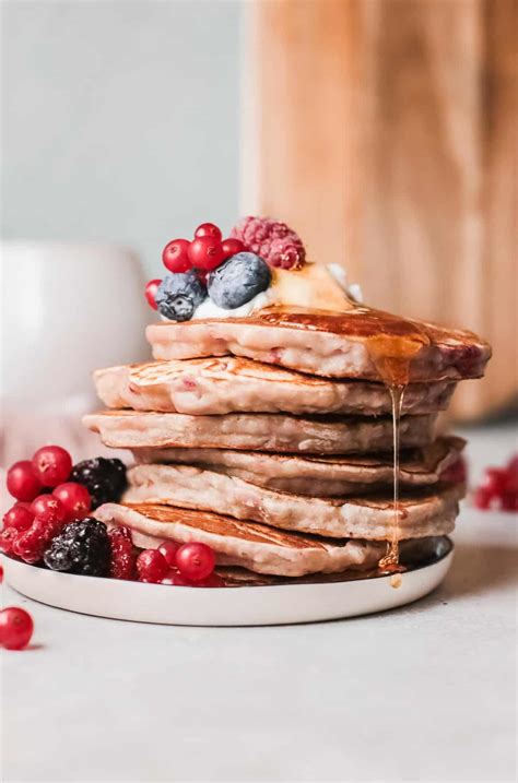 Raspberry Pancakes Naturally Sweet • Pancake Recipes