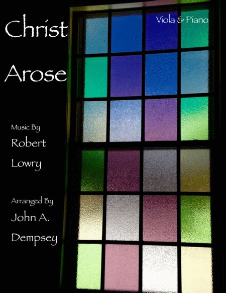 Hallelujah Christ Arose Viola And Piano Sheet Music Robert Lowry