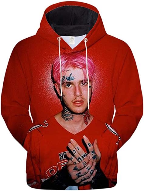 Lil Peep 3d Hooded Sweatshirt Casual Loose Pullover Mens Printed