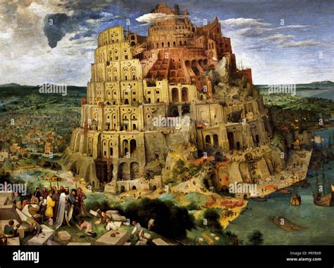 Tour De Babel 1563 Pieter Bruegel Brueghel également Lancien 1525