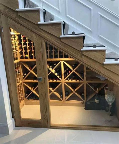 Under The Basement Stairs Home Wine Cellars Under Stairs Wine