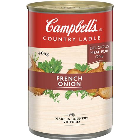 Campbells Country Ladle French Onion Soup 405g Woolworths