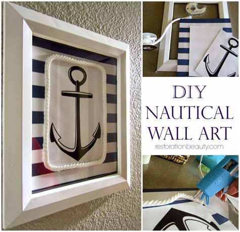 We tried to consider all the trends and styles. DIY Nautical Decor & Wall Art | Nautical bathroom decor ...