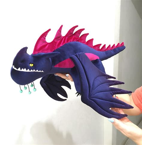 Shockjaw Dragon Plush Custom Color School Of Dragons How To Train