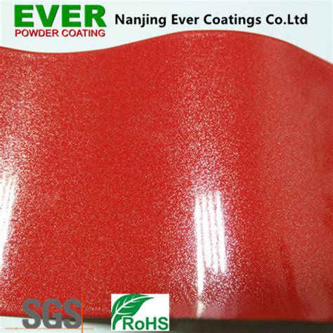 Metallic Pearl Red Powder Coating Powder Paint China Pearl Red Powder