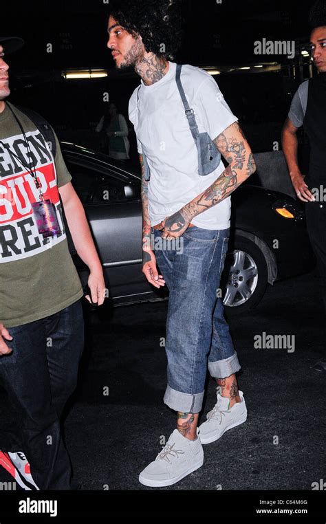 Travis Mccoy Leaves Madison Square Garden Out And About For Celebrity