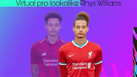 In the game fifa 21 his overall rating is 68. FIFA 21 VIRTUAL PRO LOOKALIKE RHYS WILLIAMS - YouTube