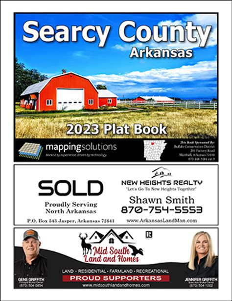 Searcy County Arkansas 2023 Plat Book Mapping Solutions
