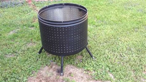 To make this fire pit, the first step is to source a washing machine drum. Washing Machine Fire Pit - YouTube