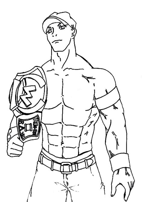 John Cena Coloring Book