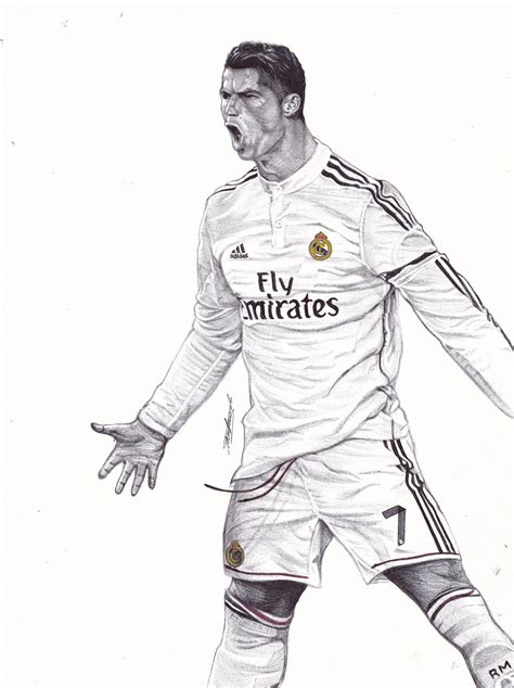 Cristiano Ronaldo Pen Drawing Video Images Behance