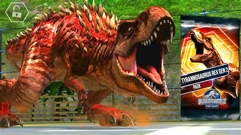 Unlocking T Rex Gen 2 Max Full 1 Vs 3 Battle Jurassic World The Game Youtube