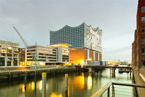 Hamburg Hafencity Modern Architecture At The Waterfro Stock Image