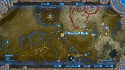 Korok Forest Breath Of The Wild Map Time Zones Map World