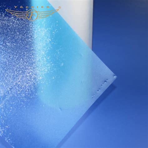 100 Micron Thin Plastic Colored Sheet Blue Matte Pp Sheet