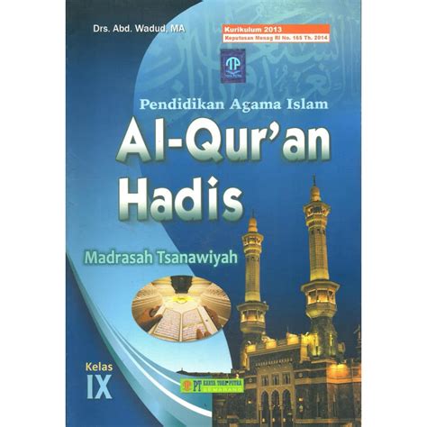 Buku Siswa Al Quran Hadis Kelas Toha Putra Lazada Indonesia