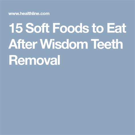 Sarasota dentistry has compiled a list of foods to eat following dental surgery. 15 Soft Foods to Eat After Wisdom Teeth Removal | Wisdom ...