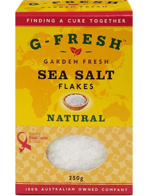 Sea Salt Flakes Natural G Fresh
