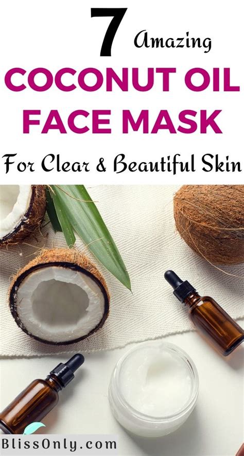 7 Coconut Oil Face Mask For Glowing Skin Blissonly