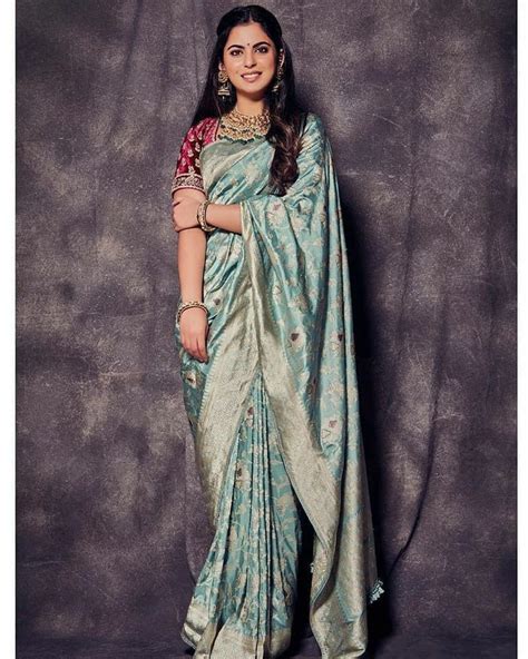 Isha Ambani Saree Look Saree Trends Indian Wedding Outfits