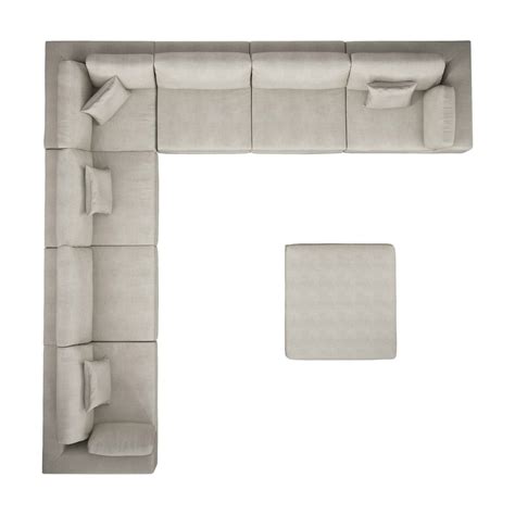 Perry Sectional Large 2 Arm Corner Sofa w Ottoman (com ... Find & download free graphic resources for top view sofa.