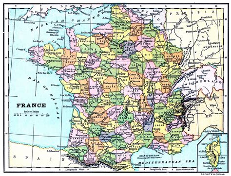 Instant Art Printable Map Of France The Graphics Fairy